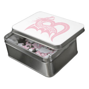 Dragon Styled Letter B, Dragon Alphabet, Monogram Jigsaw Puzzle