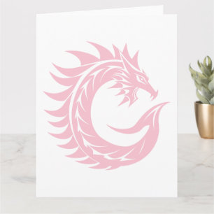 Dragon Styled Letter C, Dragon Alphabet, Monogram Card