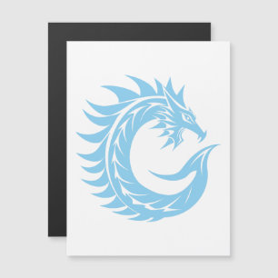 Dragon Styled Letter C, Dragon Alphabet, Monogram Magnetic Invitation