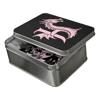 Dragon Styled Letter H, Dragon Alphabet, Monogram Jigsaw Puzzle