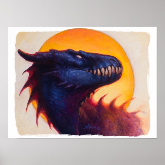 Dragon Sunset 3 Poster (Front)