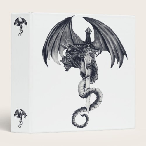 Dragon & Sword 1.5" Binder