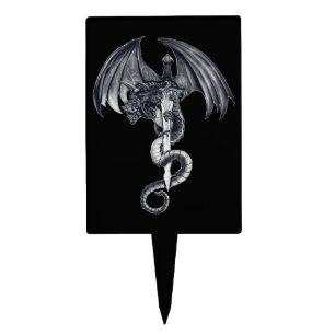 Dragon & Sword Cake Topper