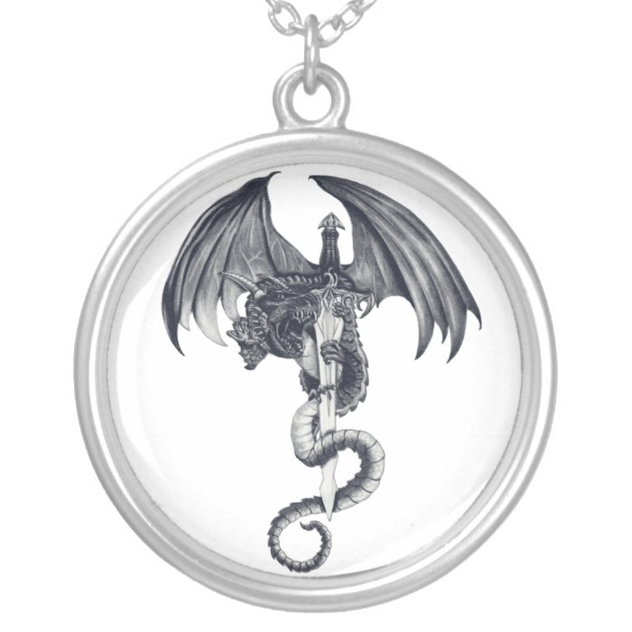 Dragon & Sword Necklace