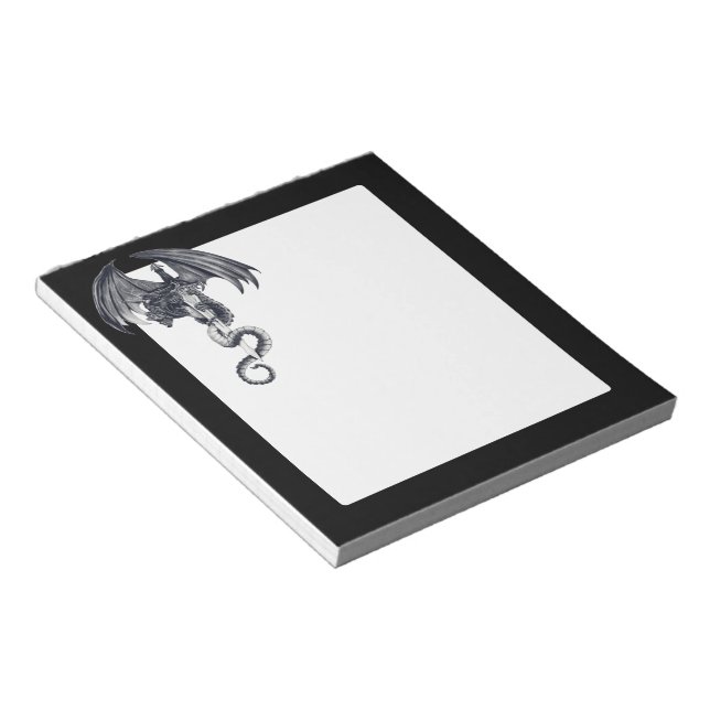 Dragon & Sword Notepad (Angled)