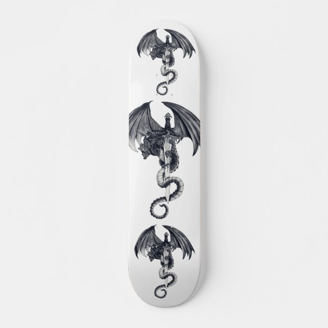 Dragon & Sword Skateboard Deck (Front)