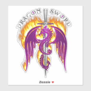 Dragon Sword  Sticker