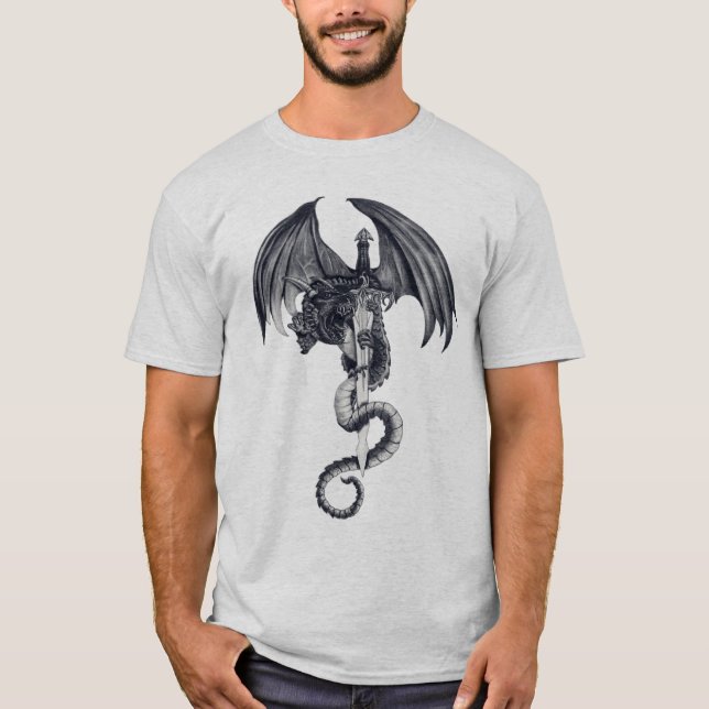 Dragon & Sword Tshirt (Front)