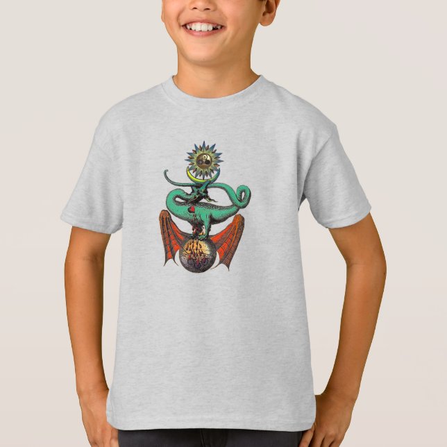 Dragon Symbol Childrens T-Shirt (Front)