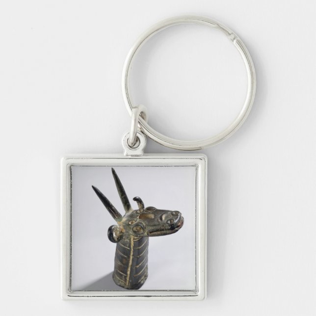 Dragon, symbol of the god Marduk, Late Assyrian Pe Keychain (Front)