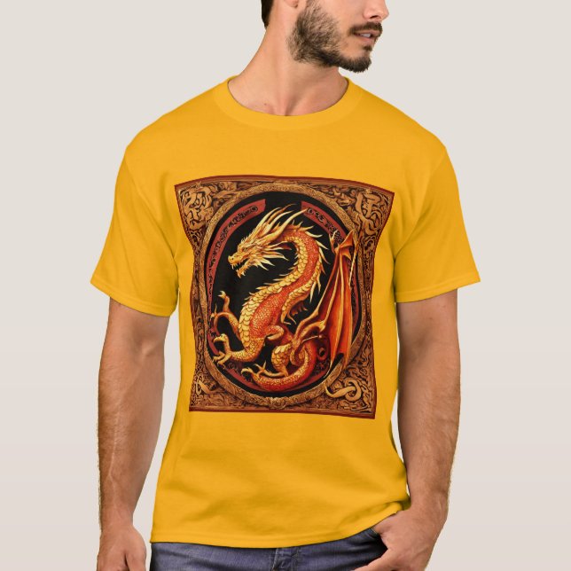 Dragon symbolizes Men's T-Shirt (Front)