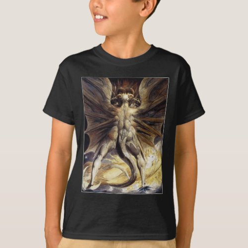 Dragon T_Shirt Great Red Dragon  by Blake T_Shirt