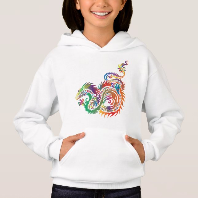 Dragon T-shirt Hoodie (Front)