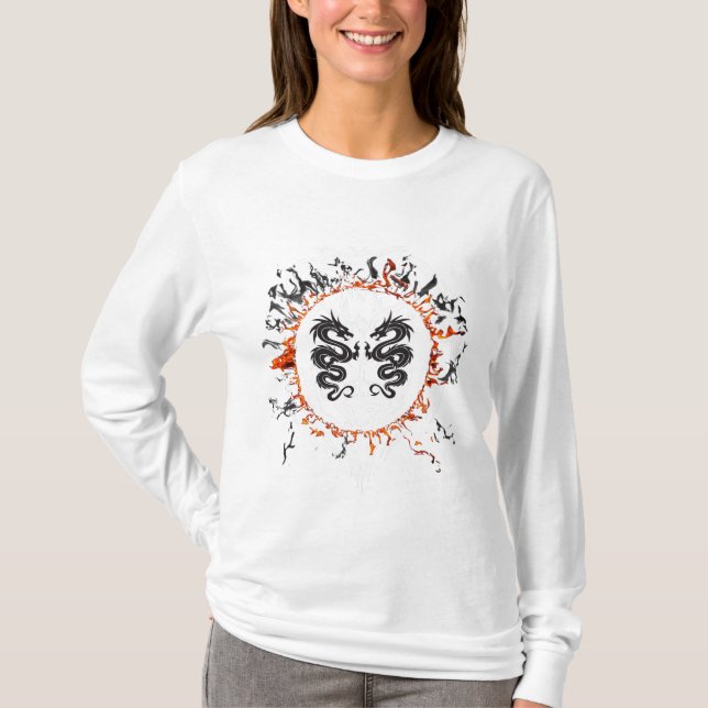 Dragon T-shirt, Women's gift, gift for girlfriend T-Shirt (Front)