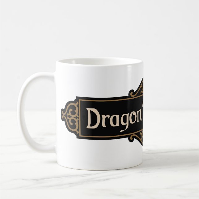 Dragon Tale Books Sign Coffee Mug (Left)