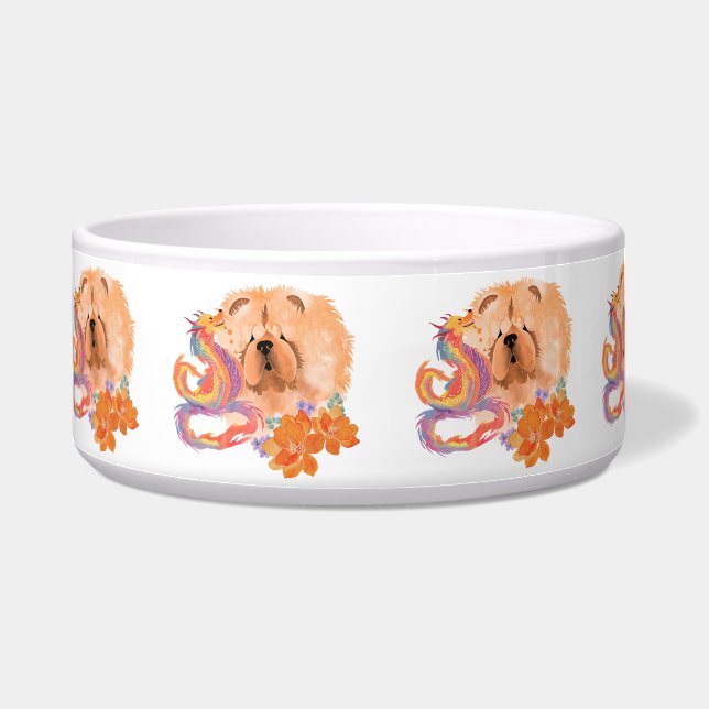 DRAGON-TALEZ CHOW Year of the Dragon Bowl (Left)