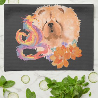 DRAGON-TALEZ CHOW Year of the Dragon Kitchen Towel