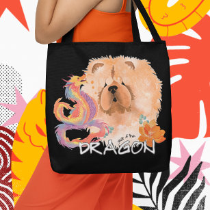 DRAGON-TALEZ Chow  Year of the Dragon Tote Bag