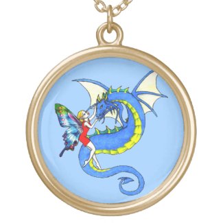 Dragon Tamer Gold Plated Necklace