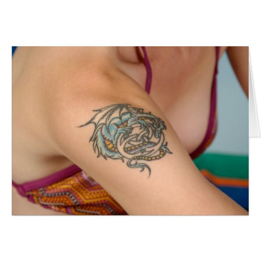 Dragon tattoo cards (Front Horizontal)