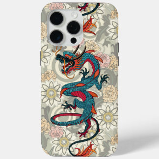 dragon tattoo light iPhone 15 pro max case