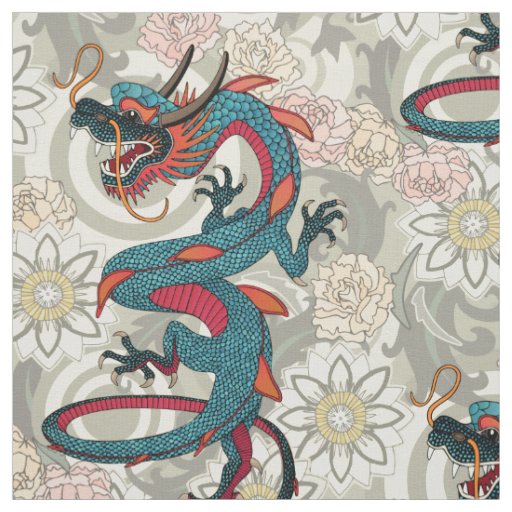 dragon tattoo light fabric