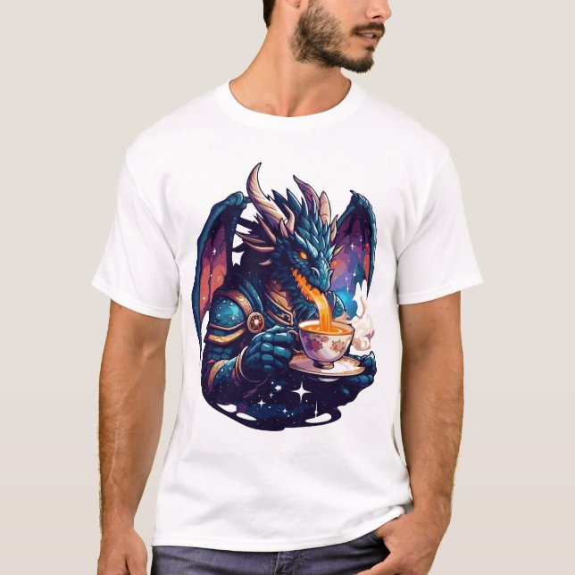 Dragon Teatime | Dragon Brewing Tea T-Shirt (Front)