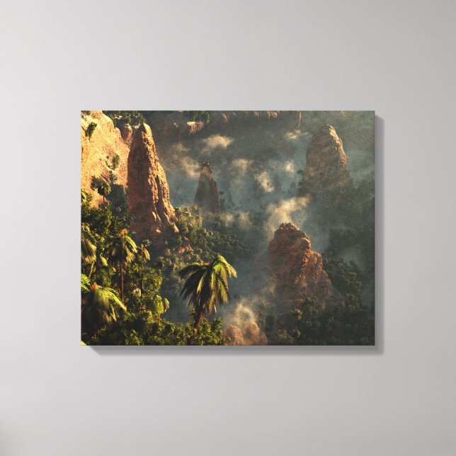 Dragon Teeth Canvas Print (Front)