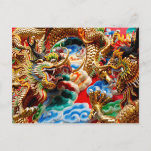 dragon temple postcard
