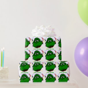 Dragon the Spaceship Kids Birthday Wrapping Paper