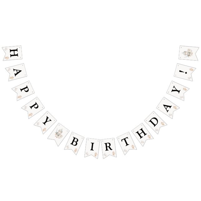 Dragon Theme Birthday Party Bunting Flags (All)