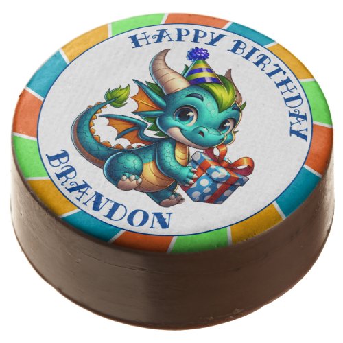 Dragon Themed Boys Birthday Party Chocolate Covered Oreo