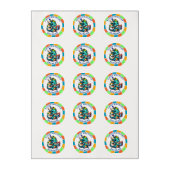 Dragon Themed Boy's Birthday Party Edible Frosting Rounds (Sheet)