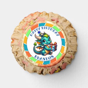 Dragon Themed Boy's Birthday Party Reese's Peanut Butter Cups