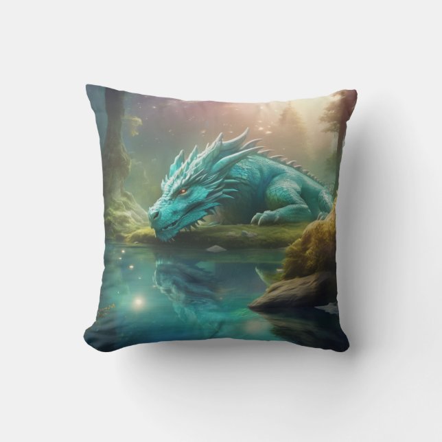 Dragon  throw pillow (Front)