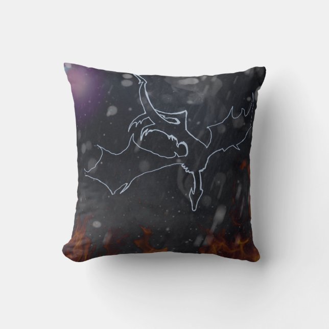 Dragon Throw Pillow (Front)