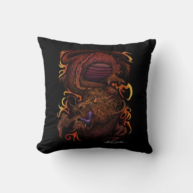 Dragon  throw pillow (Front)