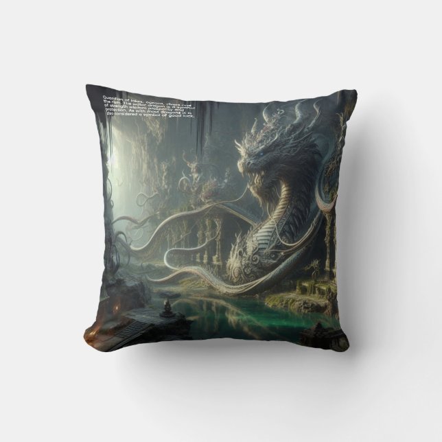 Dragon Throw Pillow (Front)
