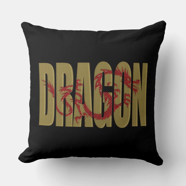 dragon throw pillow (Front)