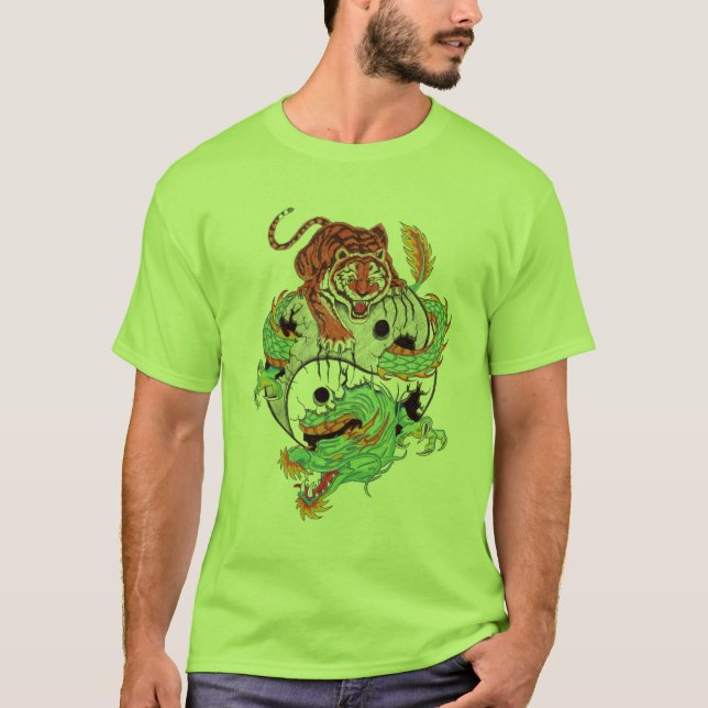Dragon Tiger fight T-Shirt (Front)