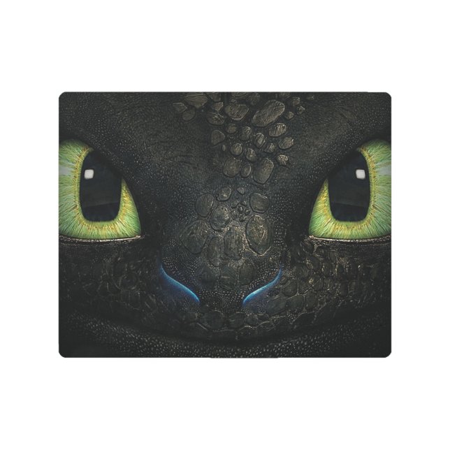Dragon toothless 10"x 8" Metal Wall Art (Front)