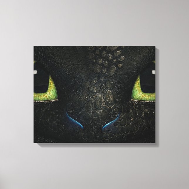 Dragon toothless Premium Wrapped Canvas (Gloss) Print (Front)