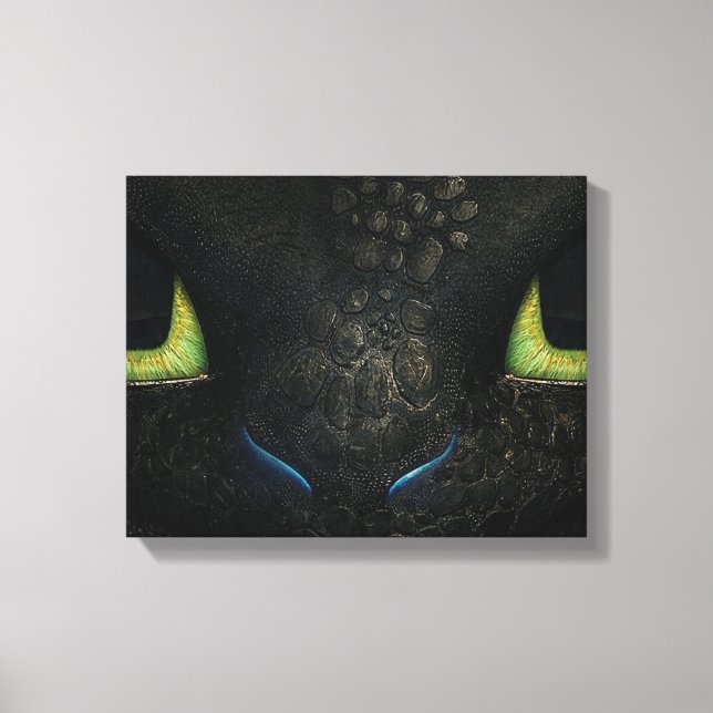 Dragon toothless Premium Wrapped Canvas (Gloss) Print (Front)