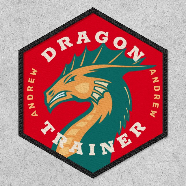 Dragon Trainer Custom Name Badge (Front)