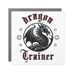 Dragon Trainer Fantasy Lizard Mythical Creature  Car Magnet