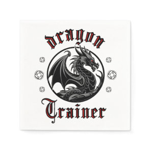 Dragon Trainer Fantasy Lizard Mythical Creature  Napkins