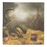 Dragon Treasure (1 Side) Queen Duvet Cover at Zazzle