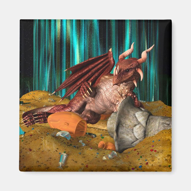 Dragon Treasure Magnet (Front)