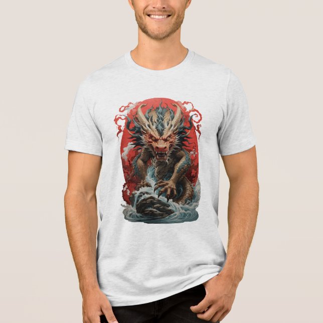 Dragon Tri-Blend Shirt (Front)