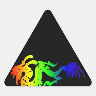 Dragon Triangle Sticker